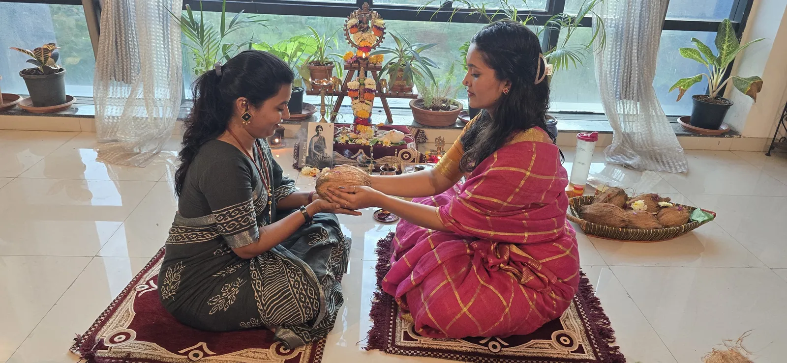 A ceremony between teacher and student