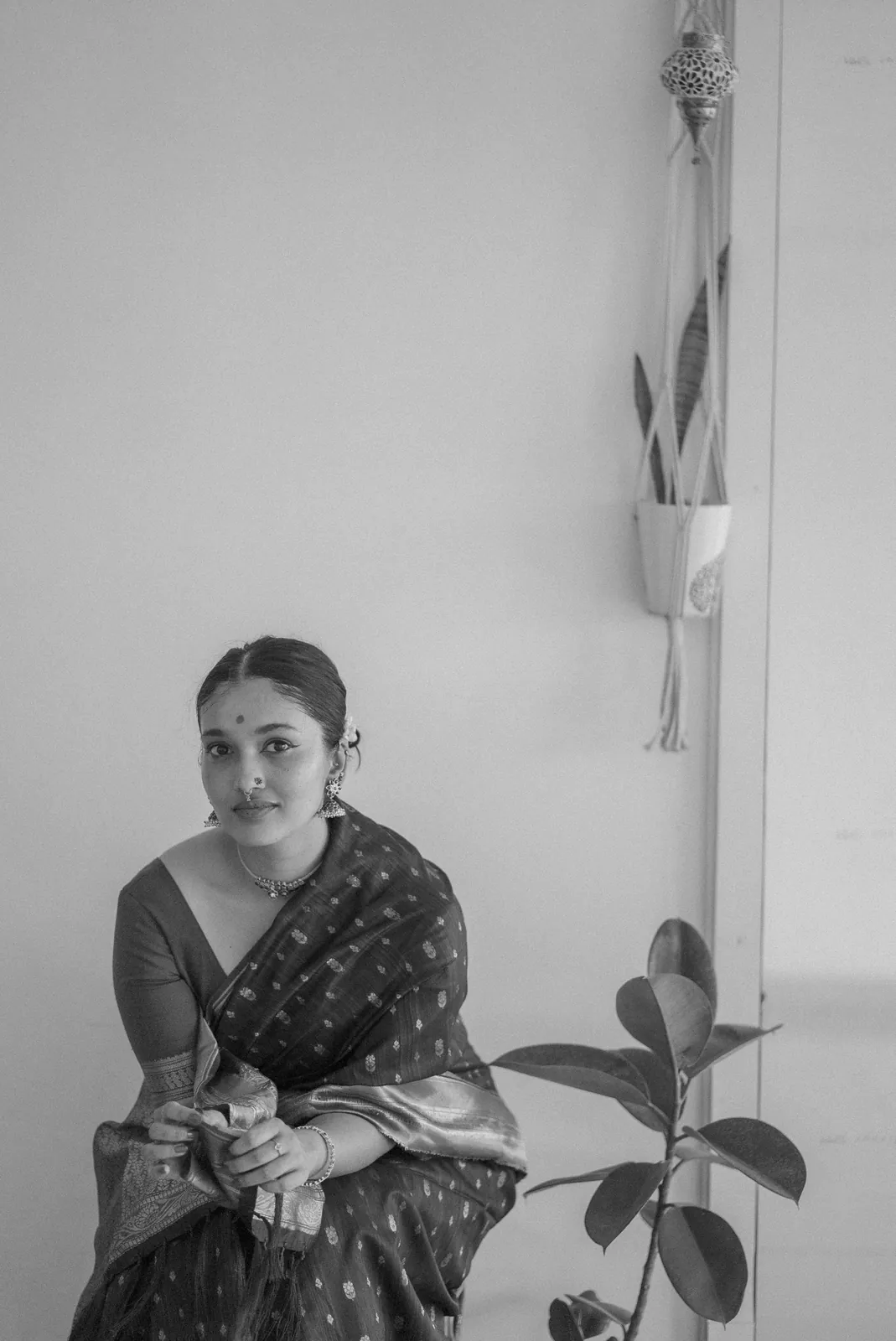 A student in namaskar